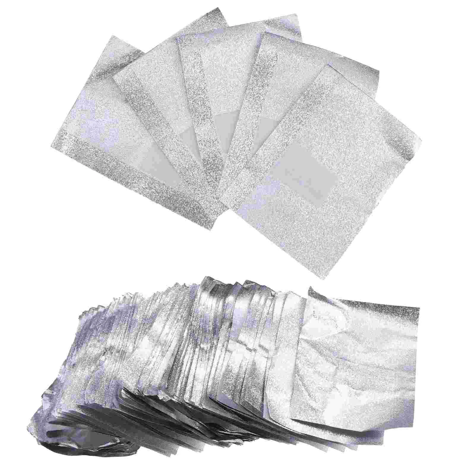 

500pcs Nail Polish Remover Aluminum Nail Polish Remover Wraps Nail Foil Wraps for Removal Aluminum Foil Nail Wraps