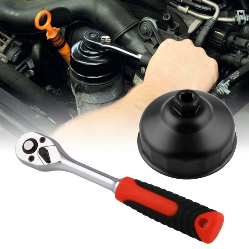 

Car modified aluminum alloy wrench 86mm oil filter rod suitable for BM W series