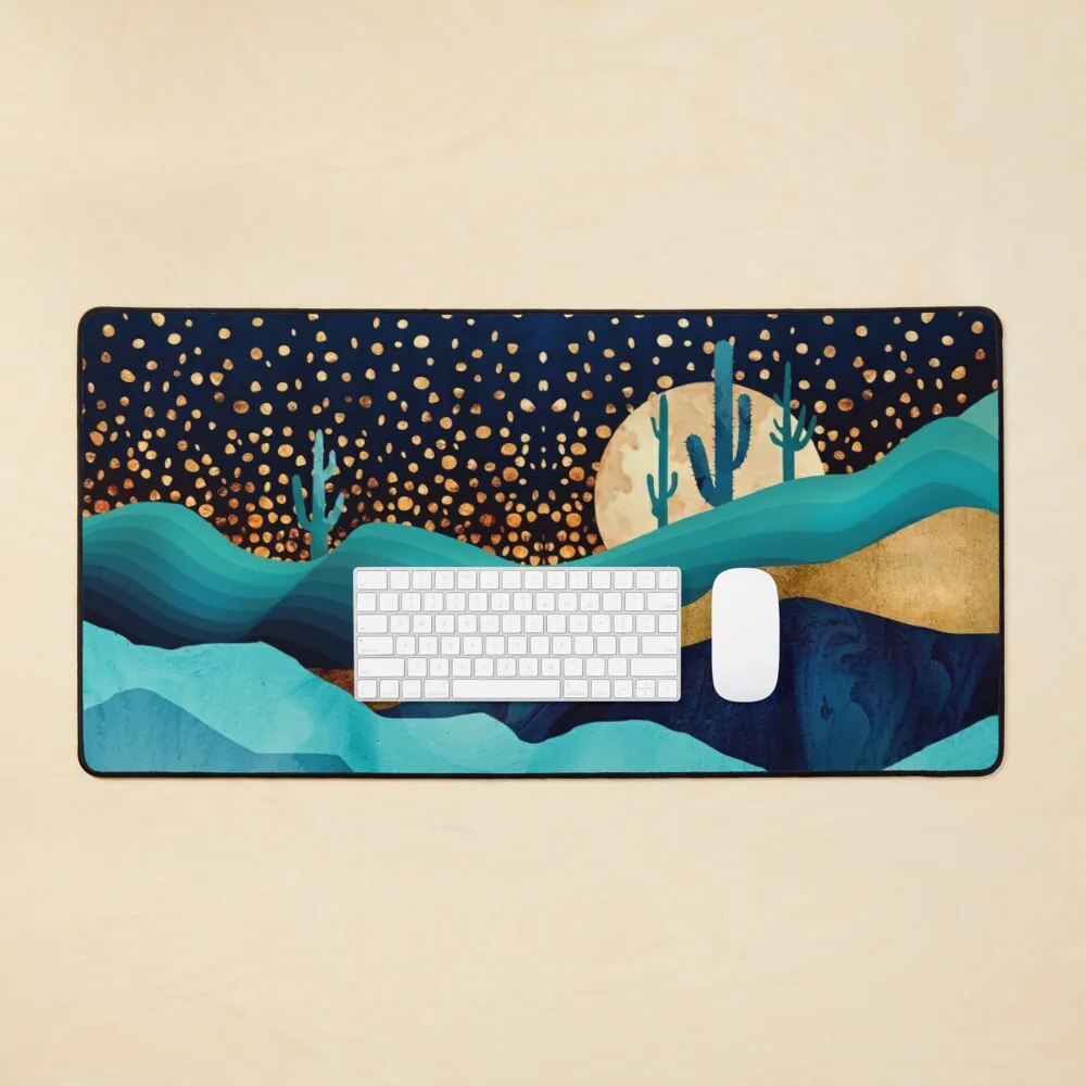 

Indigo Desert Night Mouse Pad Large Gaming Mouse Pad Big Mouse Mat Computer Mousepad Mause Pad Desktop Keyboard Mat Mice