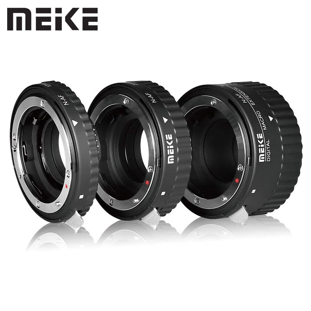 Meike Electronic Auto Foucs Macro удлинительное кольцо для Nikon F Mount D80 D90 D300 D500 D780 D800 D850 D3100 D3200 D3400