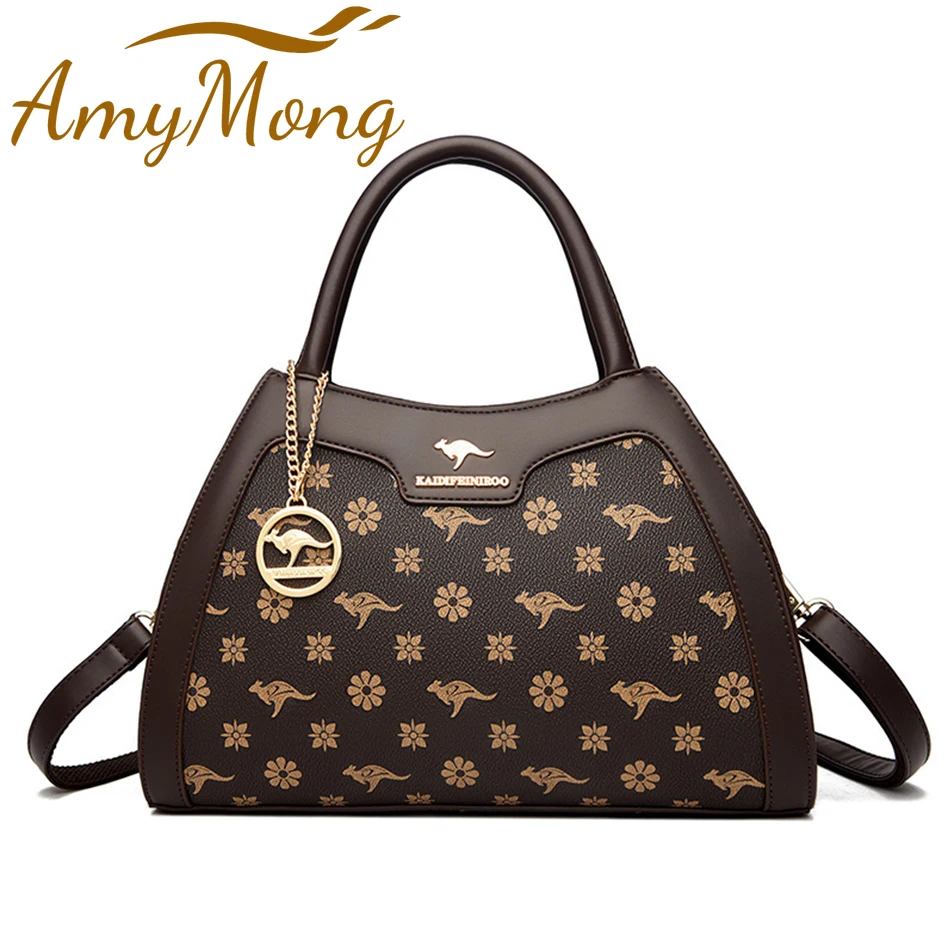 

Large Capacity Petal Rhombus Pattern Handbags Pu Leather Shoulder Messenger Bag Luxury Designer Crossbody Bags for Women Totes