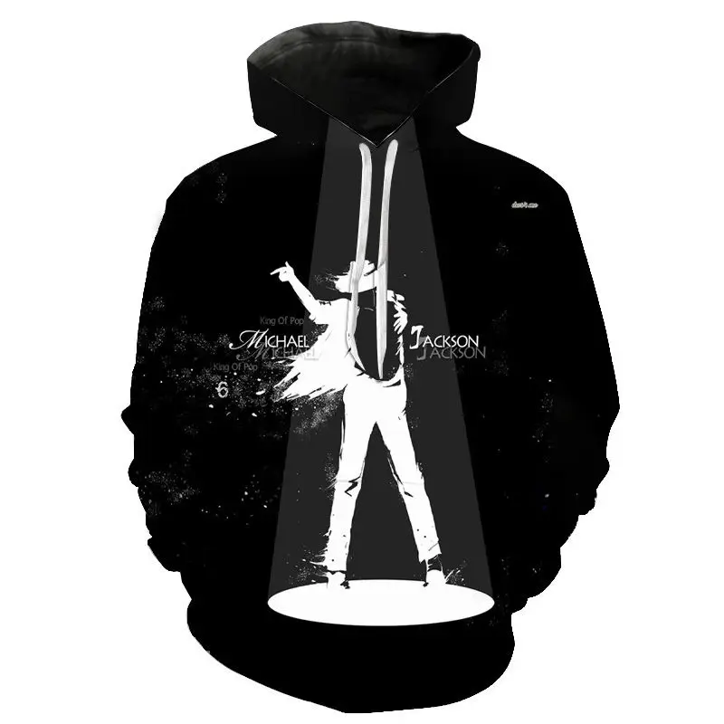 

Comfortable Rapper Michael Jackson Hoodies 3D Print Sweatshirt Men Women Fashion Oversized Hoodie Hip Hop Pullover Hoody Coats