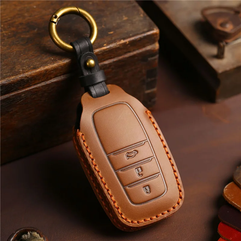 

High quality New car key case shell Full cover For Toyota Crown Highlander new Camry RAV4 Carola Leling Prado 2020 Accessories