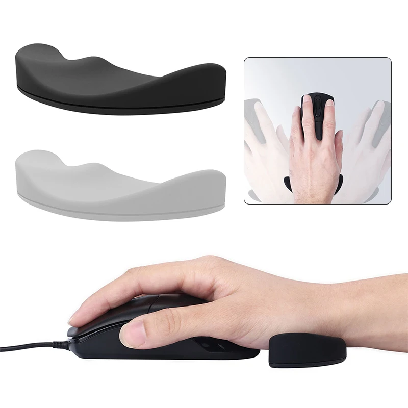 

Ergonomic Mouse Pad Silicon Gel Non-slip Streamline Wrist Rest Support Mat Computer Mousepad for Office Gaming PC