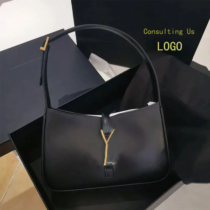 

Fashion Premium Texture Design Girl Bag YXX New Armpit Bag Simple Elegant Black Shoulder Bag Commuter Date