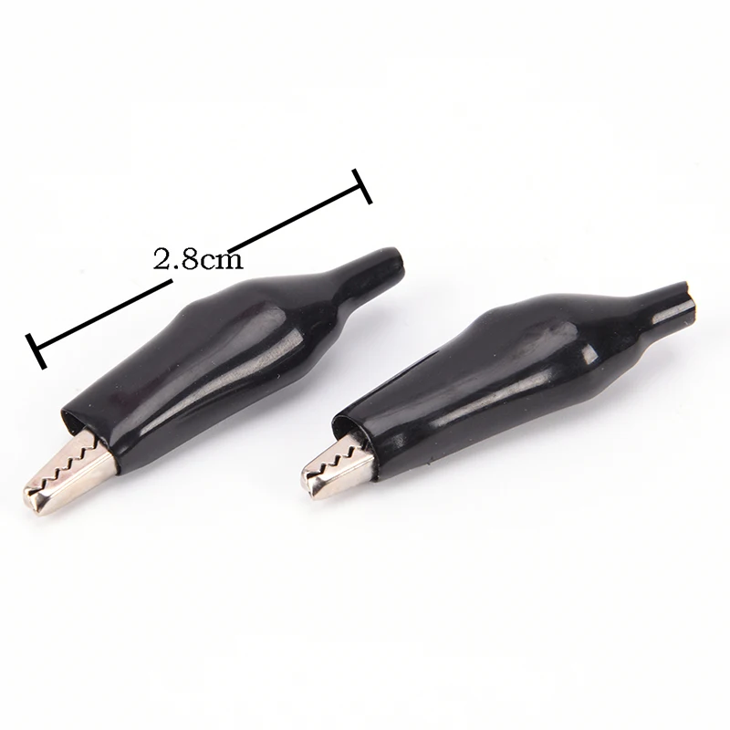 10 шт. маленькие изоляционные ботинки металлический зажим крокодил электрический