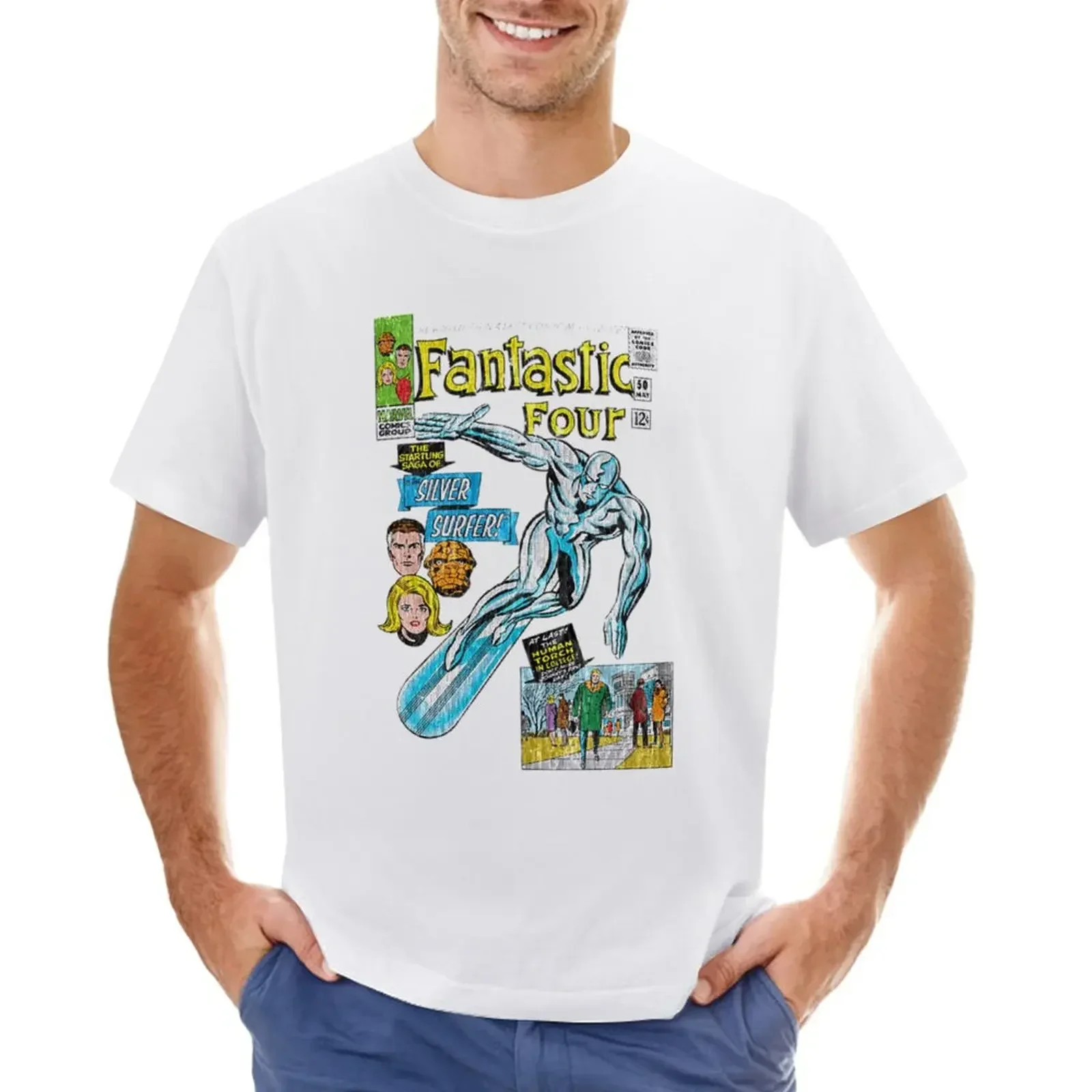 Серебряная футболка для серферов одежда на заказ летняя с коротким рукавом