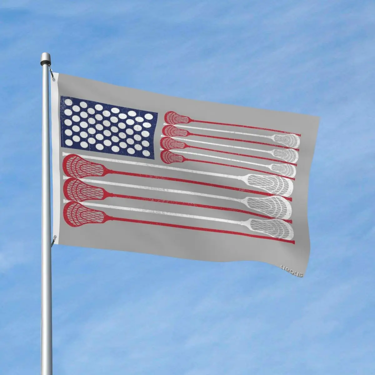 

Флаг США из мячей для Лакросса, флаг из полиэстера, яркие цвета для помещений, мягкая ткань, мягкий и изящный Цветок, несколько стилей