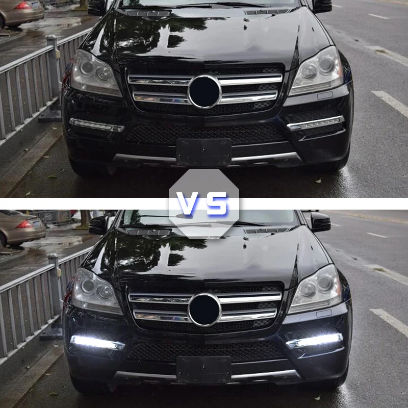 Левая и правая передняя светодиодная противотуманная фара для Mercedes Benz X164 GL320 GL350