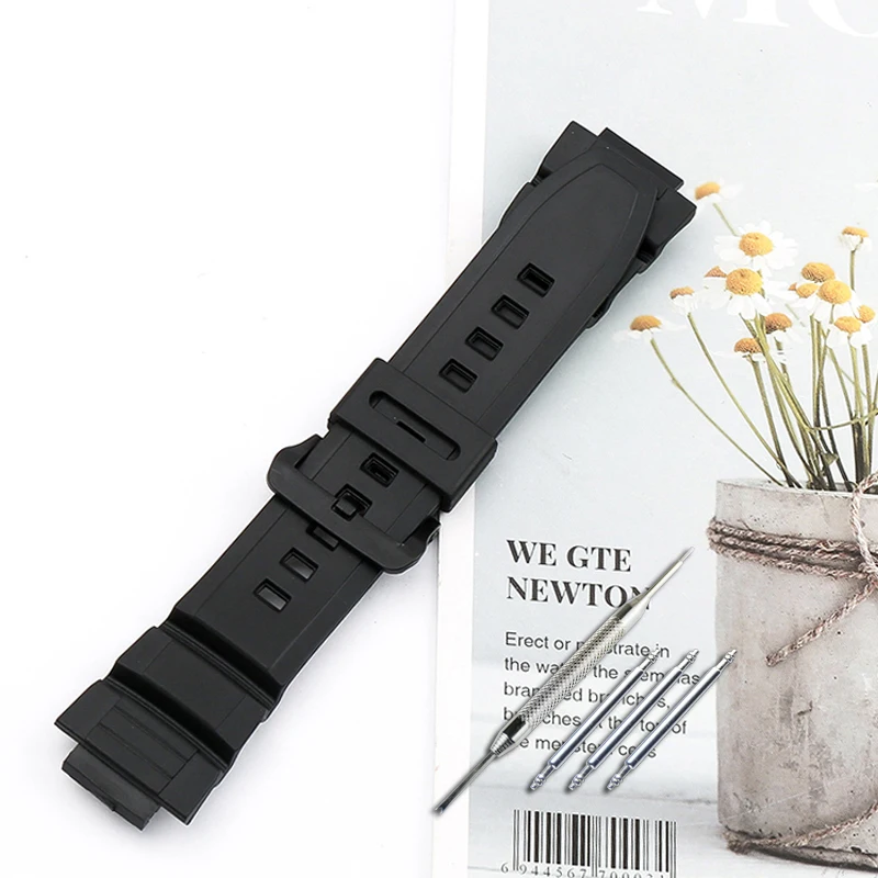 Buckle Resin Watch strap Suitable for Casio MCW-110H 100 W-S220 HDD-S100 5434 Watch Band Accessories Watch Chain Wristband