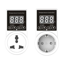 thermostat digital temperature controller socket outlet with timer switch eu plug time control heating cooling with sensor probe