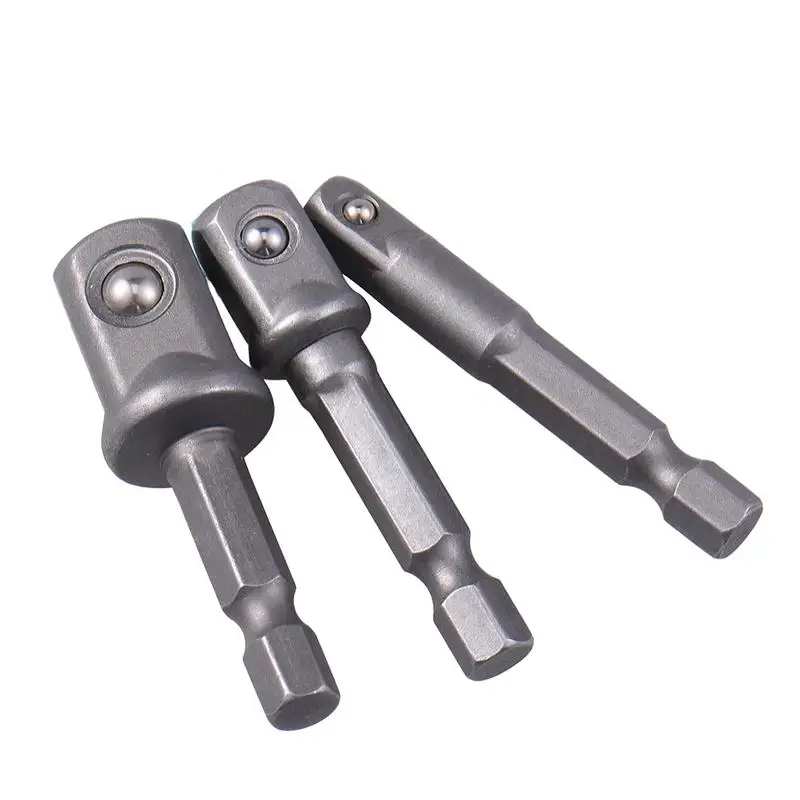 

PCS Hex Shank Wrench Drive Power Drill Socket Drill Adapter Socket Extension Bit Adaptor Set 14 38 12 Screwdriver Tools