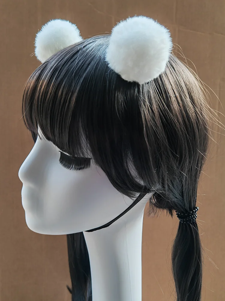

Cute Elastic Lovely Plush Hairball Hair Rope Faux Rabbit fur PomPom HairPin Ponytail Ties Rope Hair Accessories
