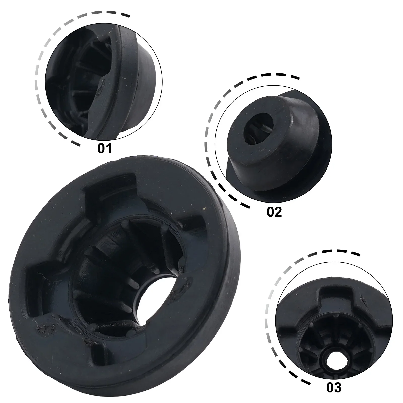 2 шт. резиновая втулка корпуса воздушного фильтра 16557-6N200 для NISSAN X-TRAIL Rogue NT32 NOTE E2 HE12