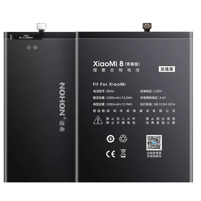 

NOHON Battery For Xiaomi Mi 8 Lite Pro 9 SE 6 5 Mi8 Mi9 9SE 8SE 8Pro 8Lite Replacment Bateria BM22 BM3D BM3E BM3F BM3J BM3L BM3M