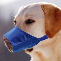 pet mouth muzzles dog mouth muzzle adjustable pet mouth muzzles nylon strap breathable dog mouth muzzle anti bite chew