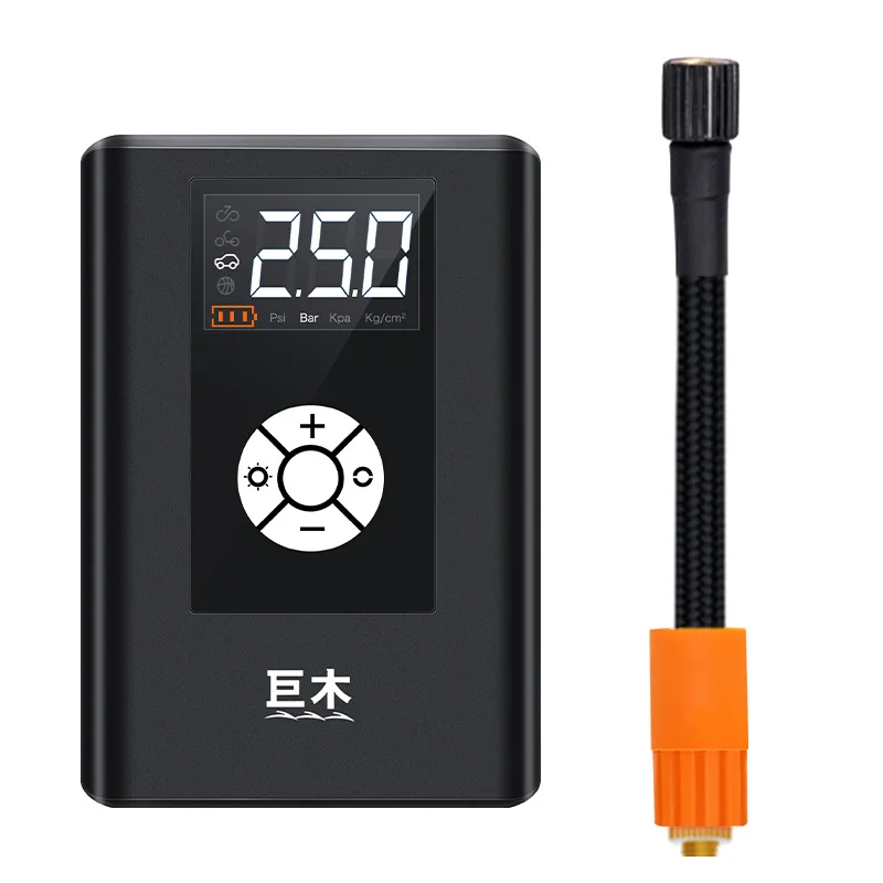 Электрический автомобильный воздушный насос портативный беспроводной