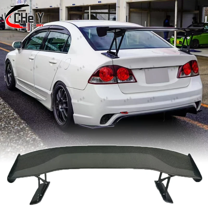 Для Honda Civic 2006-2012 General Motors стиль fd2 крыло спойлер из углеродного волокна багажный