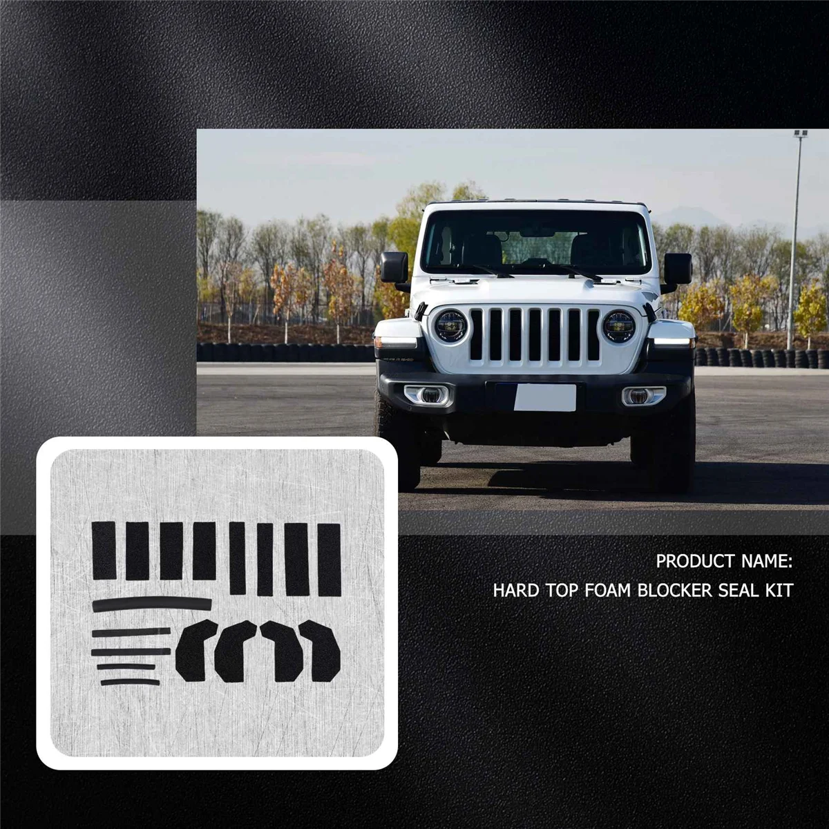 Комплект уплотнений для поролоновых блокировщиков 68026937AB 13510 70 Jeep Wrangler JK 2007-2018