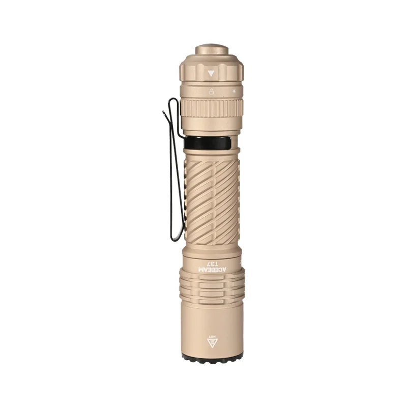 Тактический фонарик ACEBEAM T37 SFT-90X EDC и рабочий фонарик — 4000 люмен с зарядным кабелем Eco-Sensa в комплекте (art.: 3920d315931ee) - 3920d315931ee