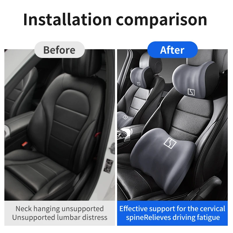 Автомобильная подголовник поясничная подушка для шеи чрезвычайно кронштейна X 001