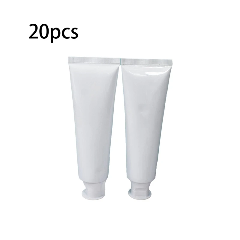 

20 Pack Empty Aluminum Plastic Tube Squeeze Bottles Skin Cream Lotion Cosmetic Travel Container