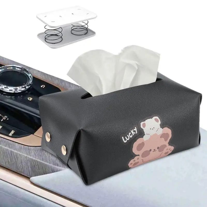 

Держатель для салфеток в автомобиле, фреза с держателем для пружины, с эластичным ремешком, подлокотник, коробка для салфеток