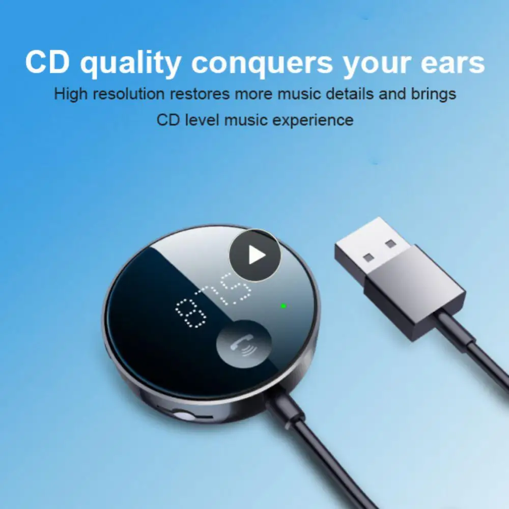 

5.0 Lossless Music Playback Support Tf Card Playback Bluetooth Player Hands-free Car Bluetooth-compatible Mp3 Car Accessories