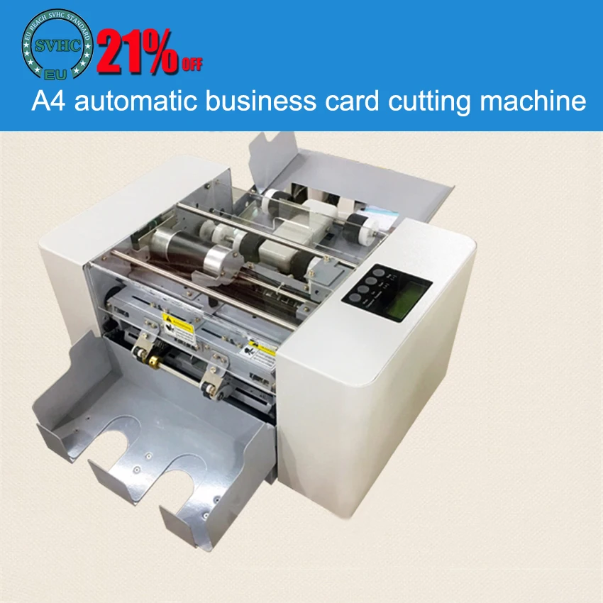 

A4 Automatic Card Cutting Machine Business Card Cutting Machine Paper Trimmer Electric Paper Cutting Machine 110V/220V 40-250mm