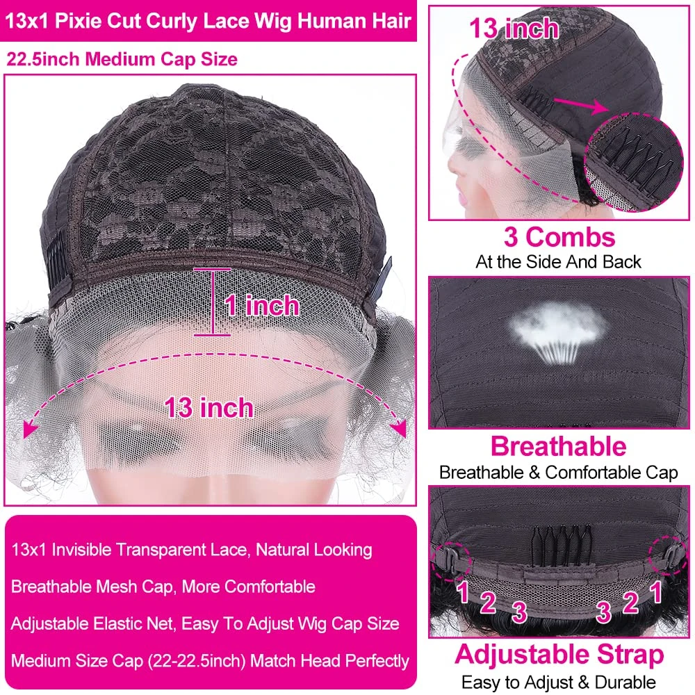 Парики вырезанные феями человеческие волосы короткие вьющиеся кружевные