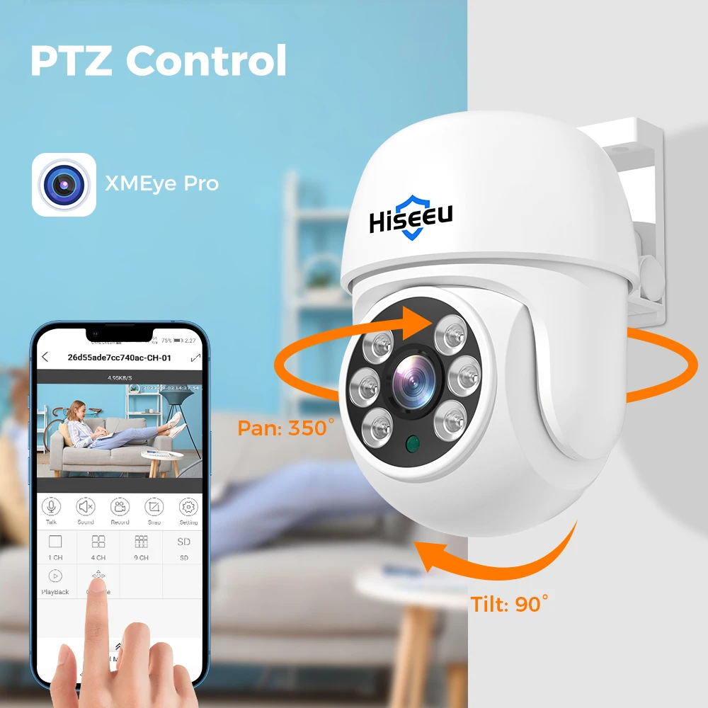 Hiseeu AHD PTZ 2 МП