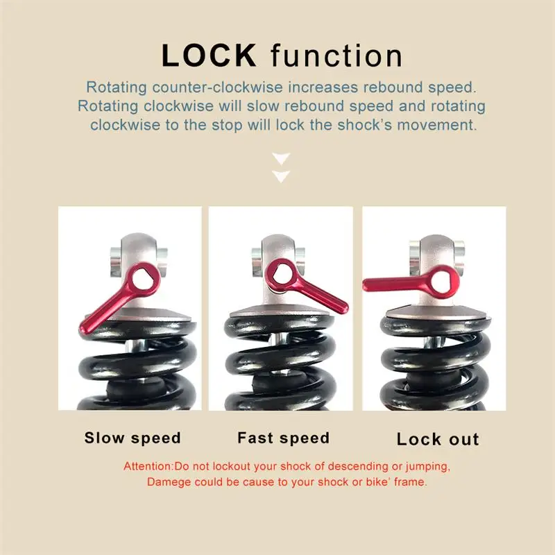 KS EXA форма задний шок 382RL регулируемая подвеска пружина Блокировка двойное