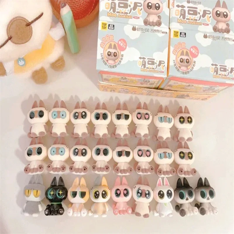 Подлинная модель Moe Azukisan серии глухая коробка сиамская кошка из пасты