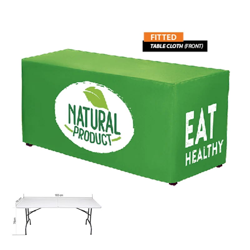 Бизнес уличный скатерть 4 фута/6 футов/8 футов индивидуальные логотипы для рекламы