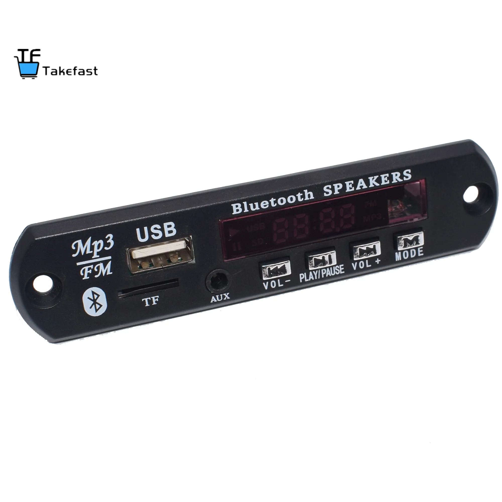 1 компл. Стандартный беспроводной Bluetooth 12 в MP3 WMA декодер плата аудио модуль TF USB