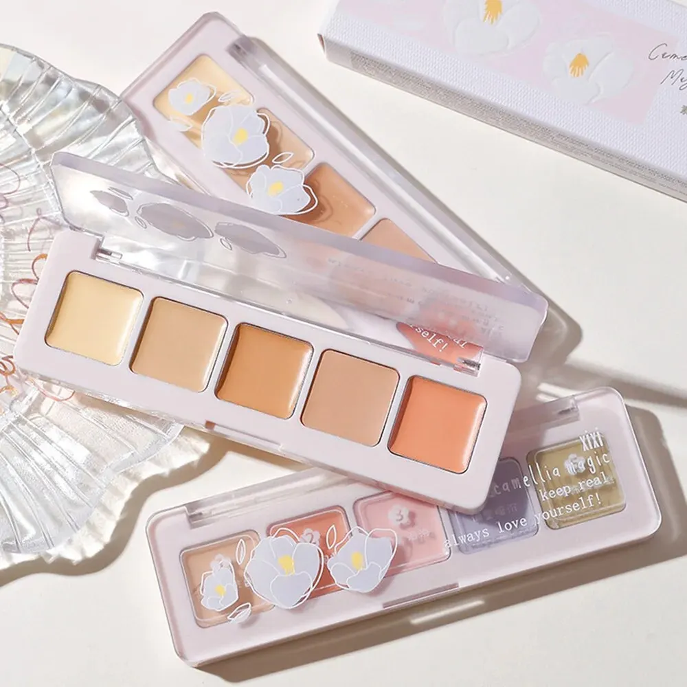 XIXI 5 видов цветов Корректор Палитра Корректирующий цвет Консилер Palett Контуринг