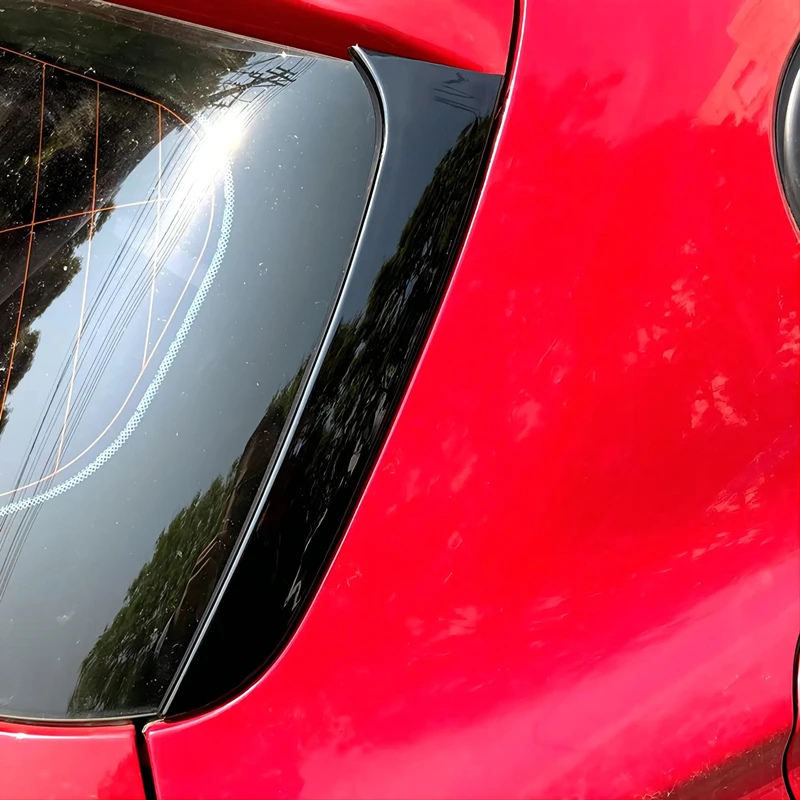 

Боковой спойлер для заднего стекла BMW 1 серии F20 F21 2012-2019, глянцевый черный спойлер из АБС-пластика, сплиттер для окон, внешние части