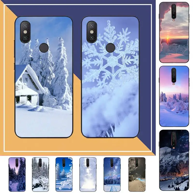 

Winter snow Phone Case for Redmi Note 8 7 9 4 6 pro max T X 5A 3 10 lite pro