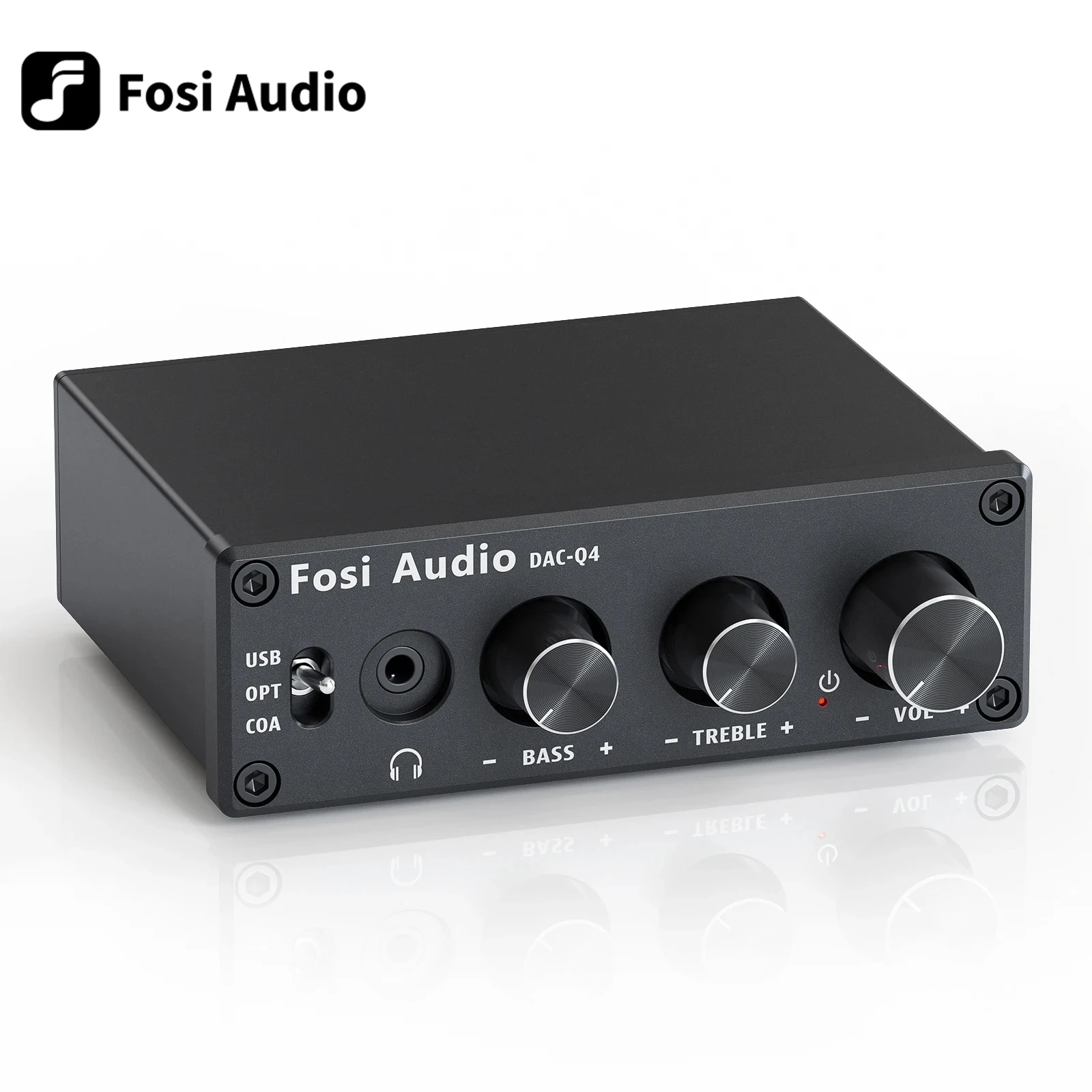 Fosi Audio Q4 Mini Stereo USB Игровой ЦАП Усилитель Для Наушников Домашние/настольные