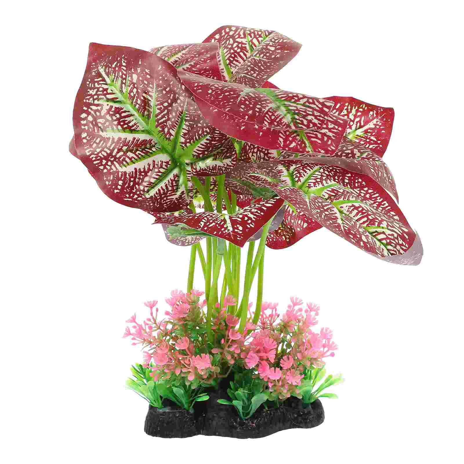 

Aquarium Fish Tank Plants Aquatic Fake Water Decor Artificial Simulation Adornment Flower Seaweed Grass Decorations
