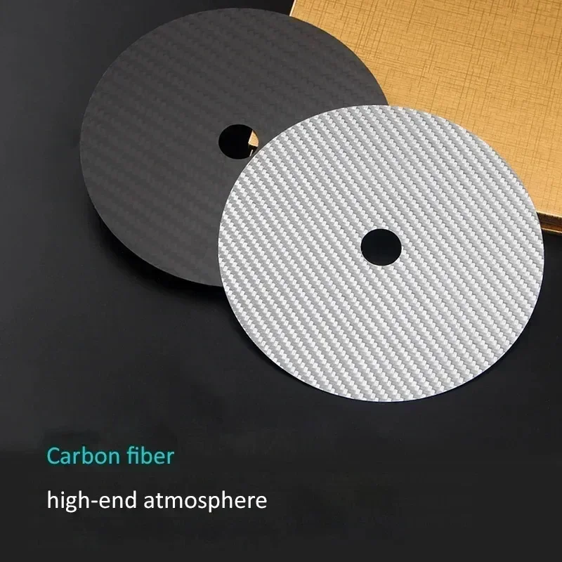 Углеродное волокно CD DVD лента диск коврик основа настроечный Hi-Fi аудио