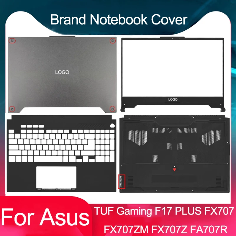 Для ASUS TUF Gaming F17 PLUS FX707 FA707 FA707Z FX707ZM задняя крышка ЖК-дисплея для ноутбука передняя