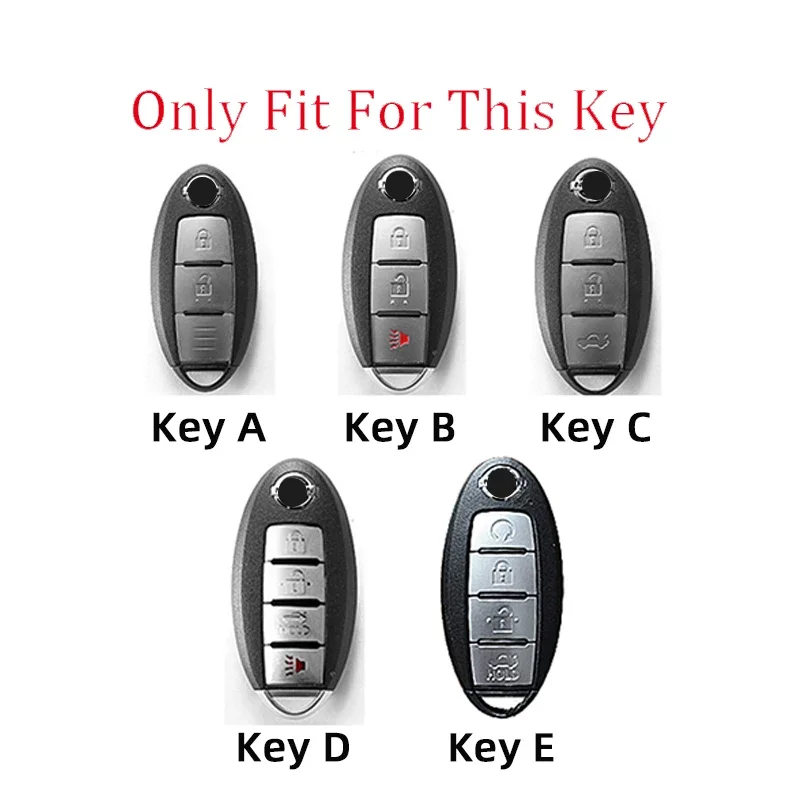 Чехол для ключей с дистанционным управлением из сплава брелок infiniti EX FX G25 G37 FX35 QX50