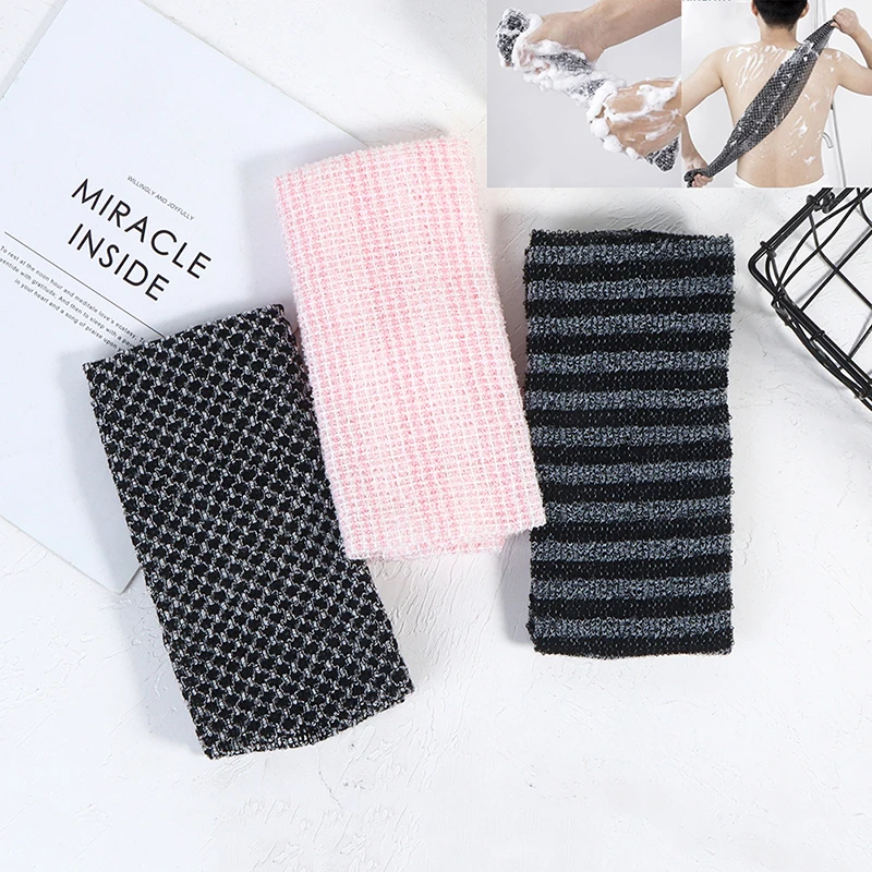 

Japanese Rubbing Washcloth Bath Nylon Towel Brush for Back Towels Exfoliating Scrub Shower Sponge Body Bathroom Accessories