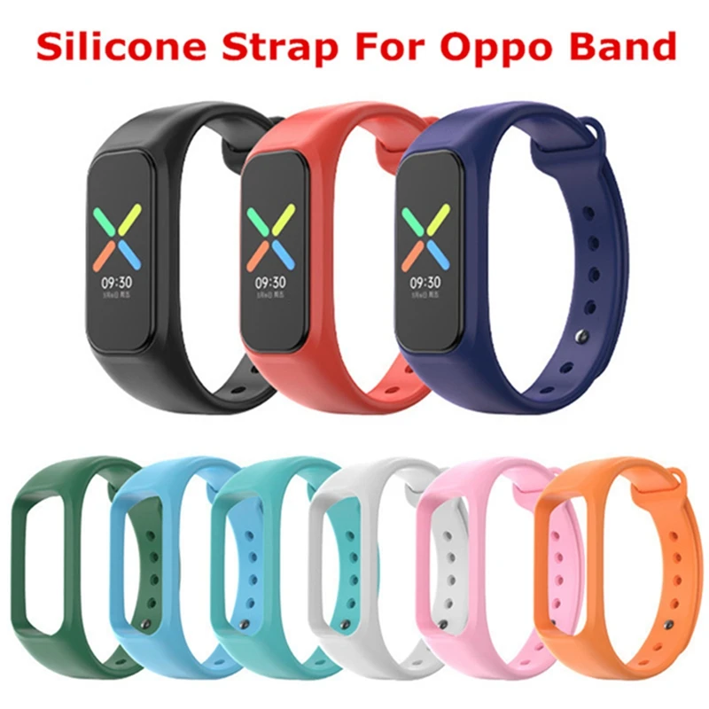 

For Oppo Band Strap Silicone Replacement Wristband Sport Smart Watchband Bracelet for Oppo Watch Band Strap Accessories
