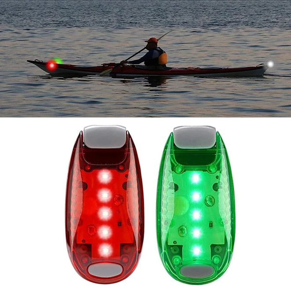 2/4Pcs Red Green Boat Navigation LED Lights Side Marker Signal Lamp For Marine Boat Yacht Motorboat Night Running Fishing