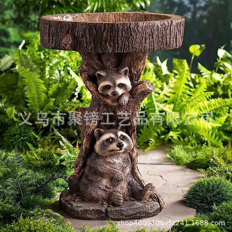 

Sunflower resin crafts gardening ornaments Polyresin Sunflower Bird Bath