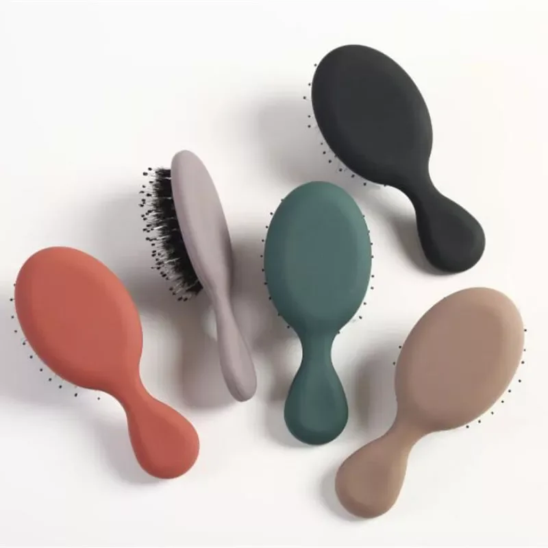 

Horsehair Comb Salon Styling Hairbrush Portable Massager Hair Comb Fashion Styling Shampoo Hair Comb Brush Health Tools