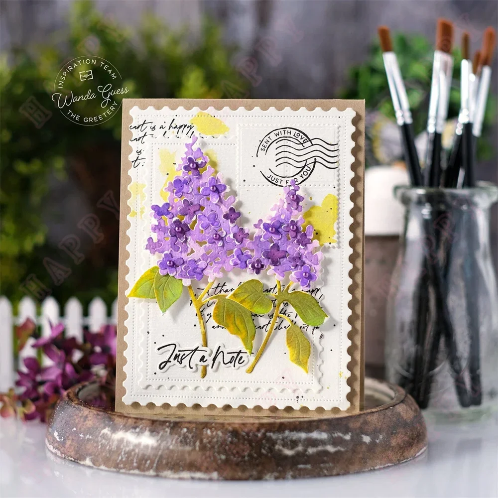 Лилии и ботаники металлическая высечка сделай сам скрапбукинг изготовление