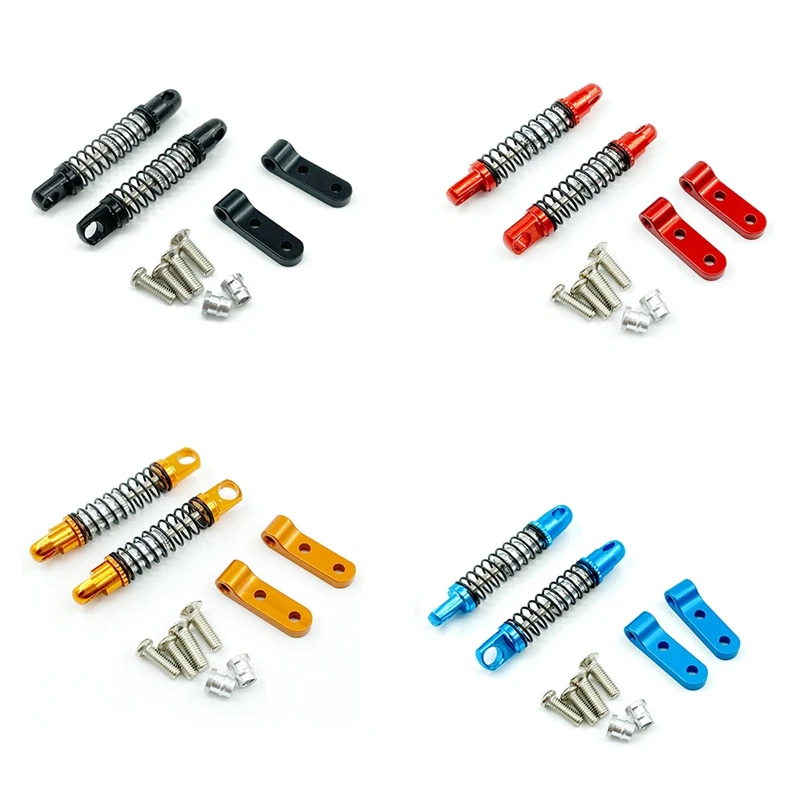 

Для WPL D12 D42 1/10 RC автомобильный металлический Задний амортизатор с креплением аксессуары для сидений